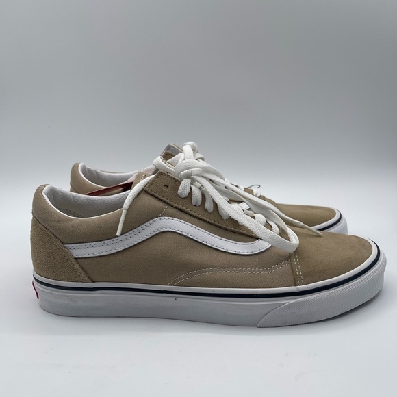 Vans Shoes - Van Old Skool Tan/White Shoe w/ Black Foxing Suede/Canvas M-8.0 W-9.5 NWOB